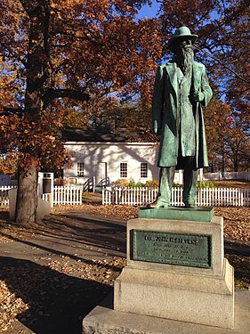 John H. Stevens i Minnehaha Park, Minneapolis, Minnesota, år?