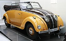 Adler "Autobahn" 2,5 Liter Cabriolet 1937-1939, 58 Pk, 125 km/h