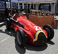 1951er Alfa Romeo 159 „Alfetta“ ausgestellt in Sestriere während der „4° Cesana-Sestriere Experience“, Juli 2014.