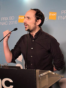 Renner at the Prix BD Fnac in 2016