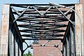 Deutsch: Detail des Tragwerks der Brandenburger Brücke über den Veddelkanal in Hamburg-Kleiner Grasbrook.