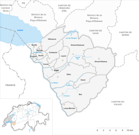 Localisation de District d'Aigle