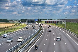 De A9 bij Garching bei München. (2007)