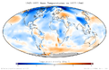 Mid-1900s global cooling map.