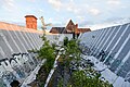 Rooftop of the Lee Plaza in 2016, an abandoned high rise building in Detroit, MI