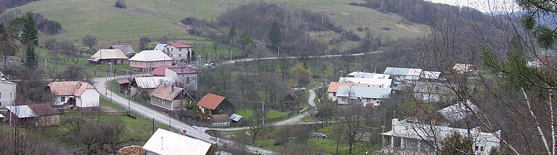 Panoramatický pohľad na obec Bodružal