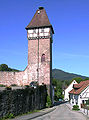 Storchenturm, or Stork Tower, part of the ancient city wall