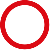 Closed for all vehicles