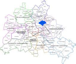 Stadsdelen Weissensee i Pankow i Berlin