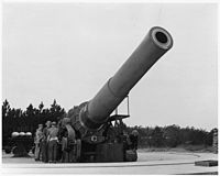 16-inch howitzer M1920 at Fort Story, Virginia