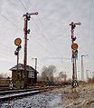 Ausfahrsignale des Bahnhofs Wickrath (NRW). (Woche 9)