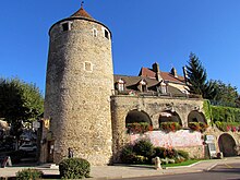 Tour Rouge (Pula nga Tower) sa Buxy