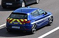 Vue arrière (version Cupra appartenant à la Gendarmerie française, phase 2)