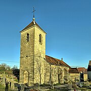 L'église de Virey.