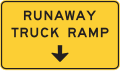 W7-4b Runaway truck ramp this lane