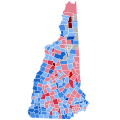 1964 United States Presidential Election in New Hampshire by Municipality