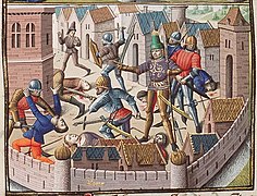 Augustine & Master François - City of God - The Hague, 10 A 11 fol. 34r - Civil War in Rome after the Destruction of Carthage.jpg