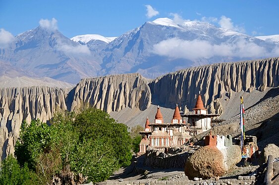 3. Platz: Chörten am Annapurna in Nepal (Patricia Sauer)