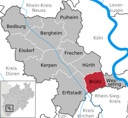 Brühl – Mappa