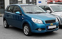 Chevrolet Aveo 5-door hatchback (T250)