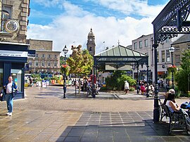 Marktplatz in Dewsbury