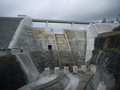 Hinze Dam spillway, following Stage 3 Upgrade (December 2011)