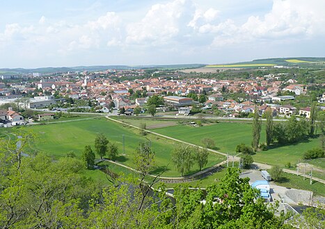 Ivančice : vue générale.