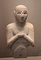 Limestone statue with the following inscribed on the back: "Satam, son of Lu-Bara, son of Lugal-kisal-si, King of Uruk, servant of Girim-si, Prince of Uruk".