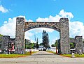 Entrance to cemetery