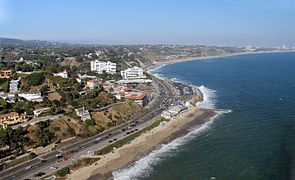 Pobřeží Pacific Palisades