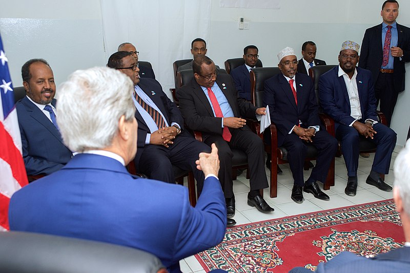 File:Secretary Kerry Gestures Toward Three Regional Leaders in Somalia (16760513803).jpg