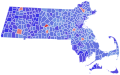 1986 Massachusetts Gubernatorial Election by Municipality