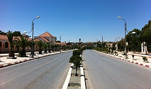 Bordj Bou Arréridj, N5 national highway across the downtown.