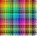 טבלה עם דוגמאות רבות לשילובי צבעים