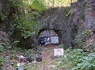 Tunnel 1: Norra tunnelöppningen 2009