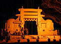 Main gate of the Heritage Park, Agartala