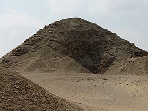 Noordzijde van piramide