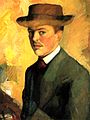 Autorretrato con chapeu (1909)