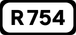 R754 road shield}}