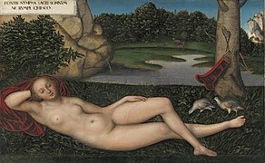 Lucas Cranach d. Ä.: Ripozi printempa nimfo