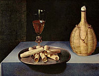 Lubin Baugin (c. 1610-1663), Le Dessert de gaufrettes (c. 1631), Musée du Louvre, Paris