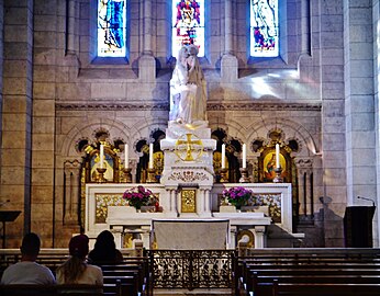 Sculpture in inner chapel- Mary with Child