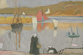 Le port à Saint-Briac (1887).