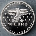 10€ GM, Deutschland 2007, 50 Jahre Bundesland Saarland, Wertseite