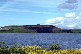 Pseudocraters in lake Mývatn