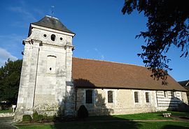 The church in Autheuil-Authouillet