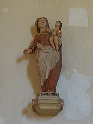 Statue de la Vierge à l'Enfant.