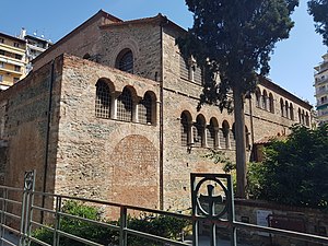 Backside view of the church.