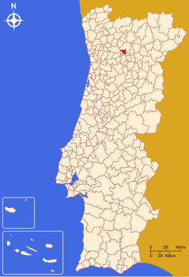 Locatie van Santa Marta de Penaguião