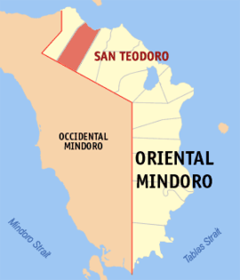 San Teodoro na Oriental Mindoro Coordenadas : 13°26'9"N, 121°1'9"E